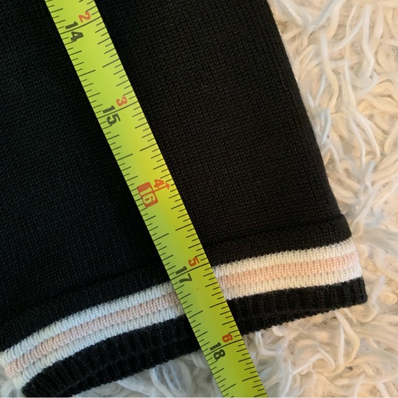 ❤️ Tommy Hilfiger XS 3/4 Length Sleeve Dark Green Color Block Turtleneck - Picture 8 of 10